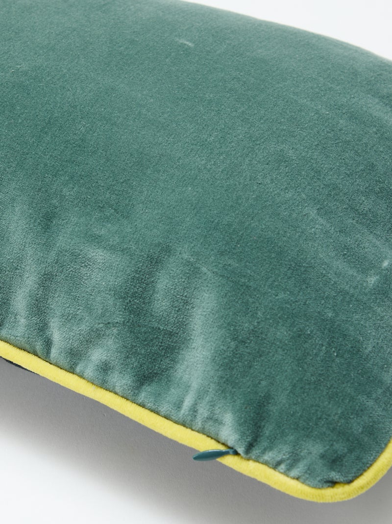 Capa de almofada em veludo (30x50 cm) - Kiabi Home Cinza - Kiabi
