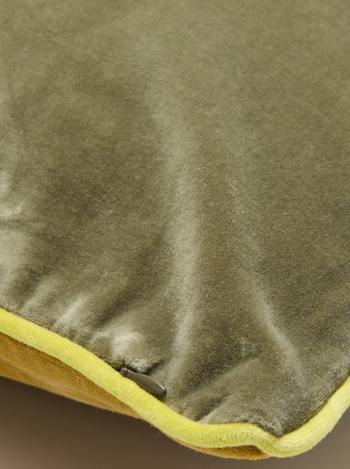 Capa de almofada em veludo (45x45 cm) - Kiabi Home - Kiabi