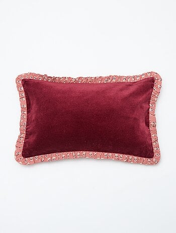 Capa de almofada em veludo e estampada (30x50 cm) - Kiabi Home