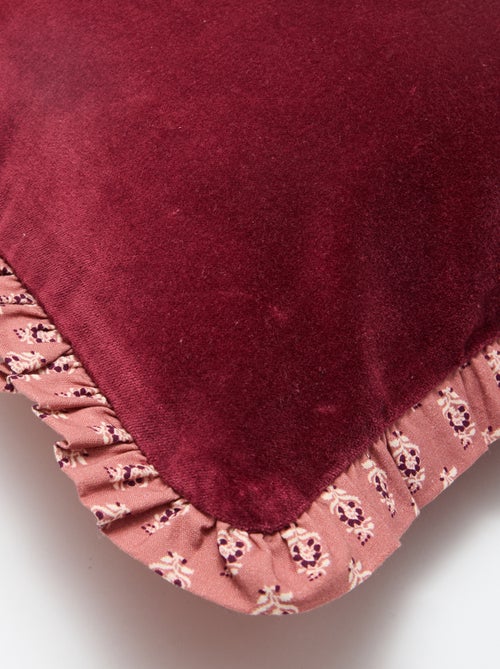 Capa de almofada em veludo e estampada (30x50 cm) - Kiabi Home - Kiabi