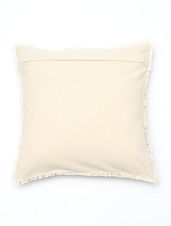 Capa de almofada estampada com flores (45x45 cm) - Kiabi Home