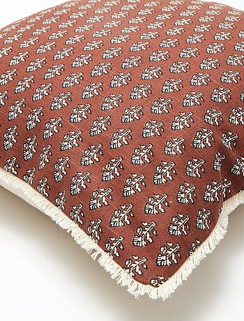 Capa de almofada estampada com flores (45x45 cm) - Kiabi Home