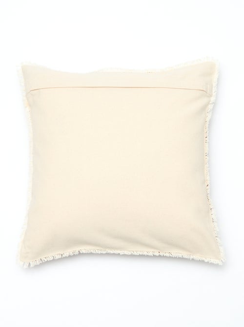 Capa de almofada estampada com flores (45x45 cm) - Kiabi Home - Kiabi