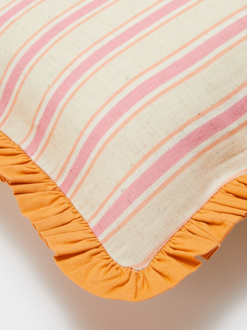 Capa de almofada fantasia (50x30 cm) - Kiabi Home LARANJA - Kiabi