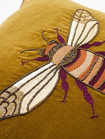 Capa de almofada fantasia em veludo (45x45 cm) - Kiabi Home
