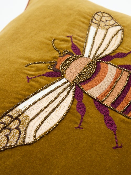 Capa de almofada fantasia em veludo (45x45 cm) - Kiabi Home - Kiabi
