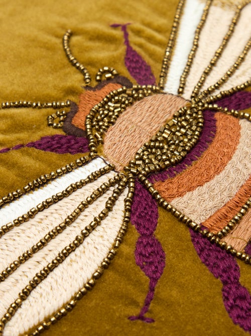 Capa de almofada fantasia em veludo (45x45 cm) - Kiabi Home - Kiabi