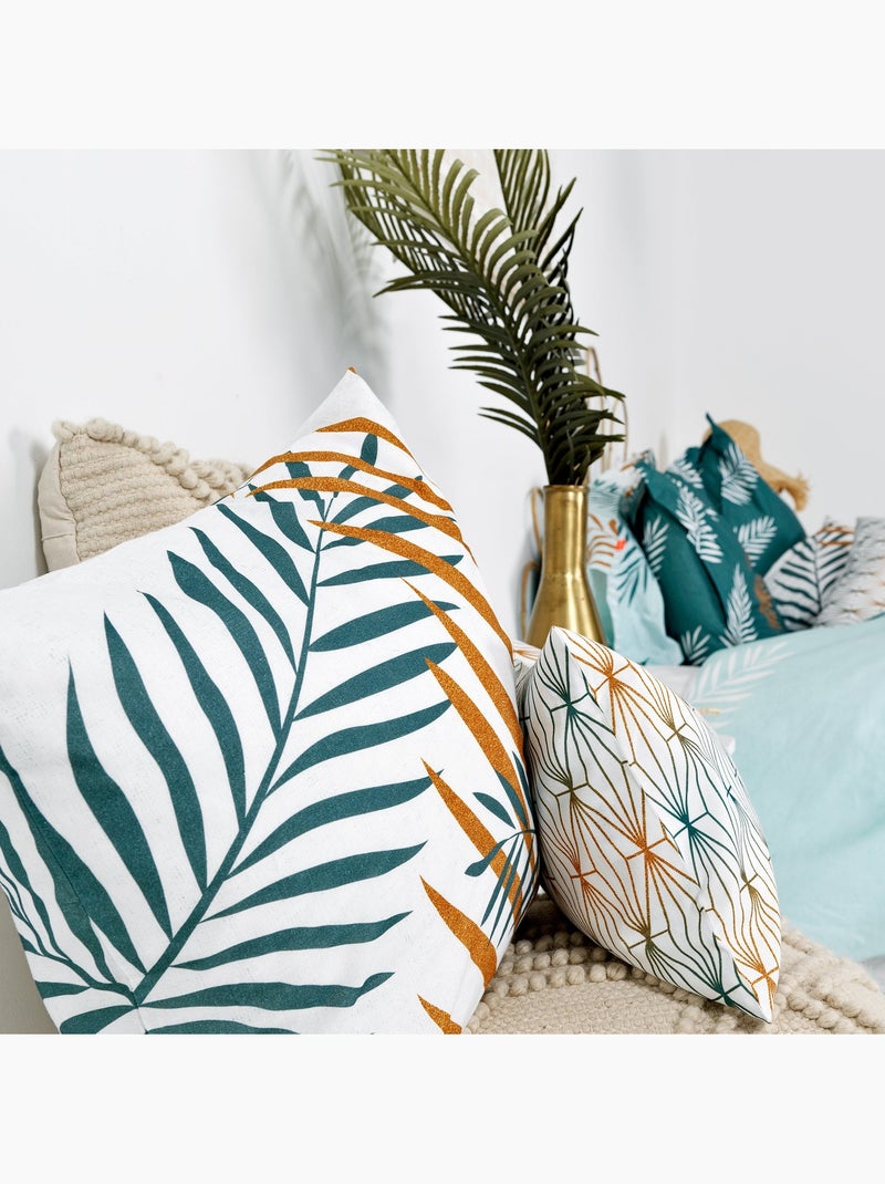 Capa de almofada Foliage mint "Happyfriday" Multicolorido - Kiabi