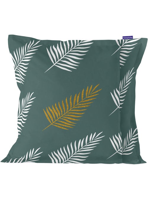 Capa de almofada Foliage mint "Happyfriday" - Kiabi