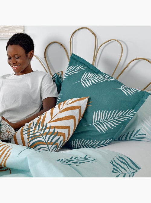 Capa de almofada Foliage mint "Happyfriday" - Kiabi