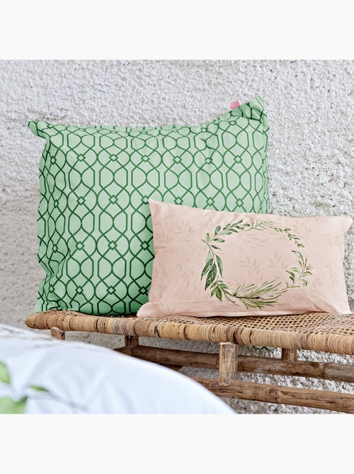Capa de almofada Herbal "Happyfriday" - Kiabi