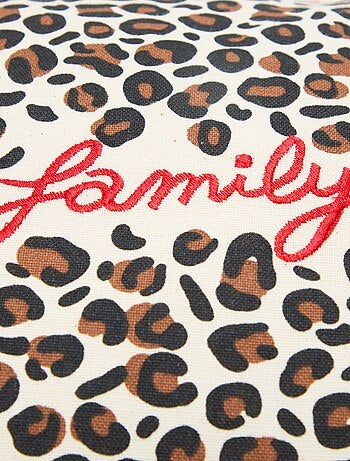 Capa de almofada leopardo Agathe Sorlet x Kiabi - 30 x 50 cm