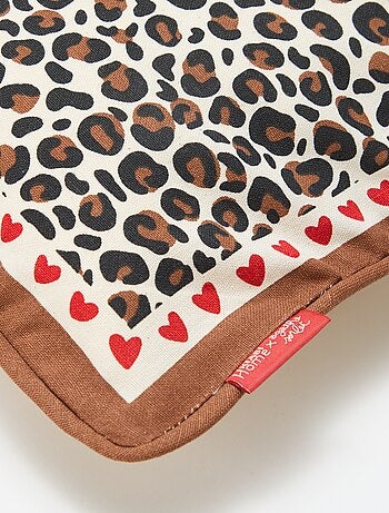 Capa de almofada leopardo Agathe Sorlet x Kiabi - 30 x 50 cm
