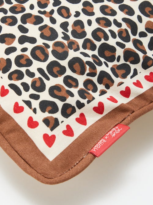Capa de almofada leopardo Agathe Sorlet x Kiabi - 30 x 50 cm - Kiabi Capa de almofada leopardo Agathe Sorlet x Kiabi - 30 x 50 cm - Kiabi