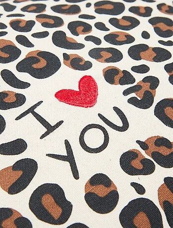 Capa de almofada leopardo Agathe Sorlet x Kiabi - 45 x 45 cm