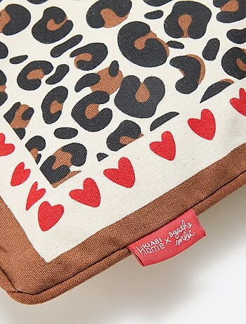 Capa de almofada leopardo Agathe Sorlet x Kiabi - 45 x 45 cm