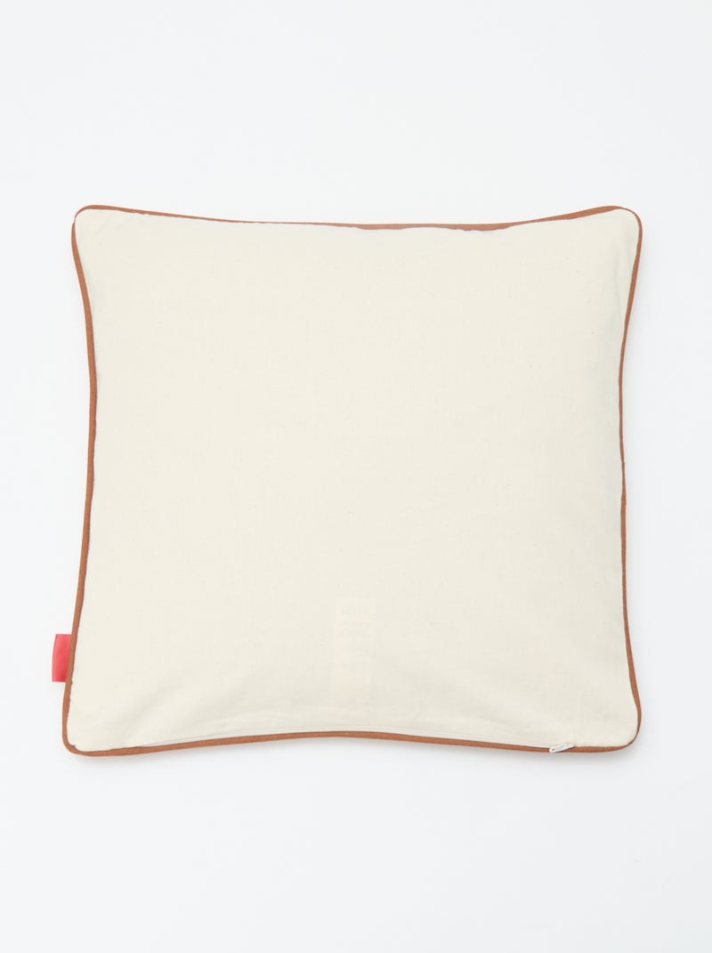 Capa de almofada leopardo Agathe Sorlet x Kiabi - 45 x 45 cm Branco - Kiabi