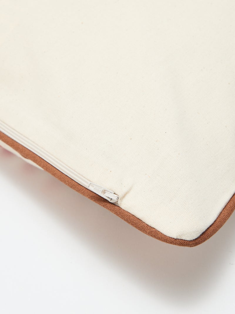 Capa de almofada leopardo Agathe Sorlet x Kiabi - 45 x 45 cm Branco - Kiabi