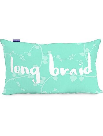 Capa de almofada Long braid "Happyfriday