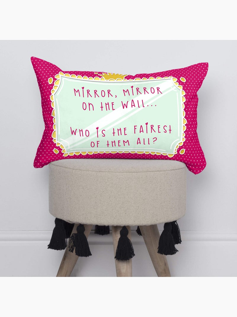 Capa de almofada Mirror mirror "Happyfriday" Multicolorido - Kiabi