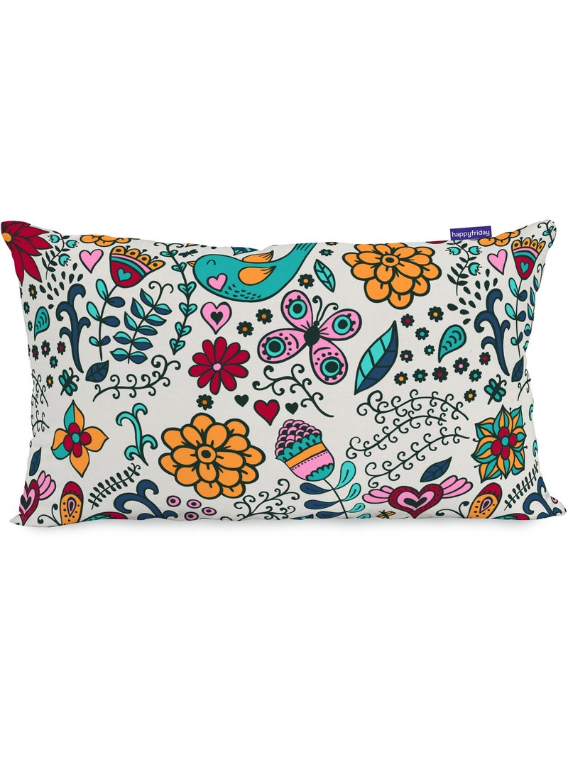 Capa de almofada Nanny "Happyfriday" Multicolorido - Kiabi