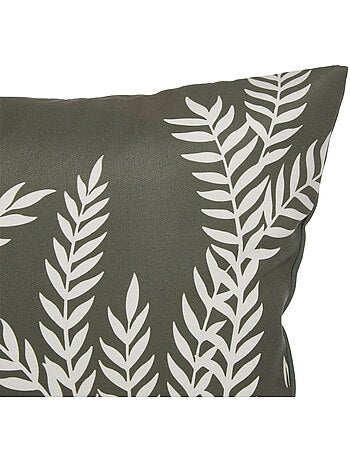Capa de almofada para exterior com padrão vegetal
