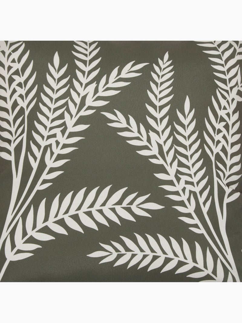 Capa de almofada para exterior com padrão vegetal Bege - Kiabi