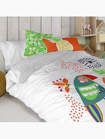Capa de almofada Pretty parrots "Happyfriday