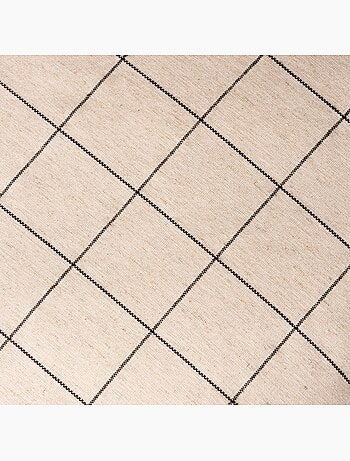 Capa de almofada quadrada xadrez em relevo - Gamusi.