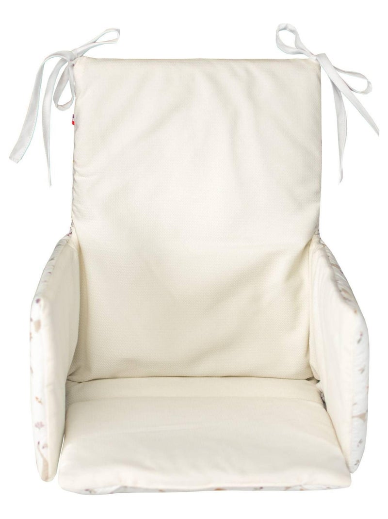 Capa de almofada reversível para cadeira alta de bebé em algodão | sevira kids Multicolorido - Kiabi