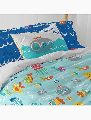 Capa de almofada Sea life "Happyfriday