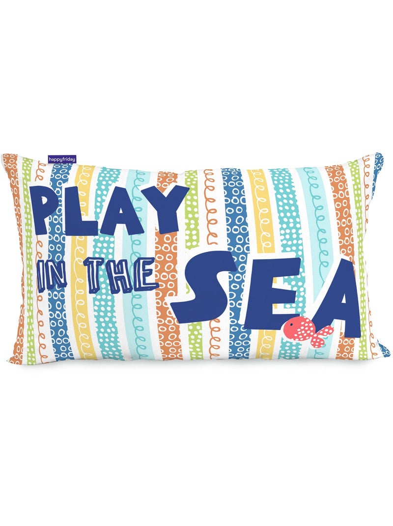 Capa de almofada Sea life "Happyfriday" Multicolorido - Kiabi