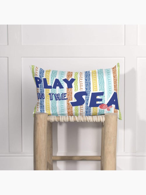 Capa de almofada Sea life "Happyfriday" - Kiabi