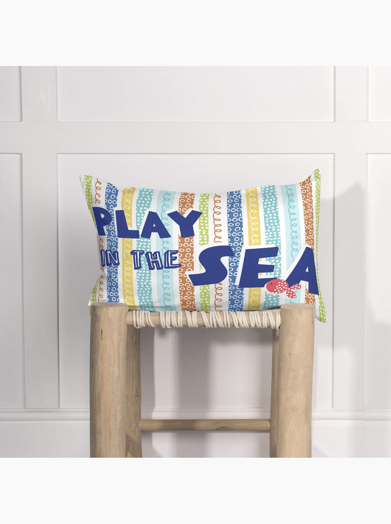 Capa de almofada Sea life "Happyfriday" Multicolorido - Kiabi