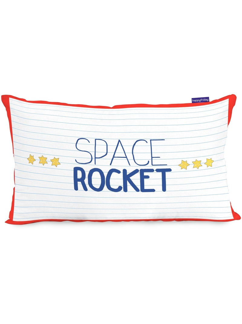 Capa de almofada Space rocket "Happyfriday" Multicolorido - Kiabi
