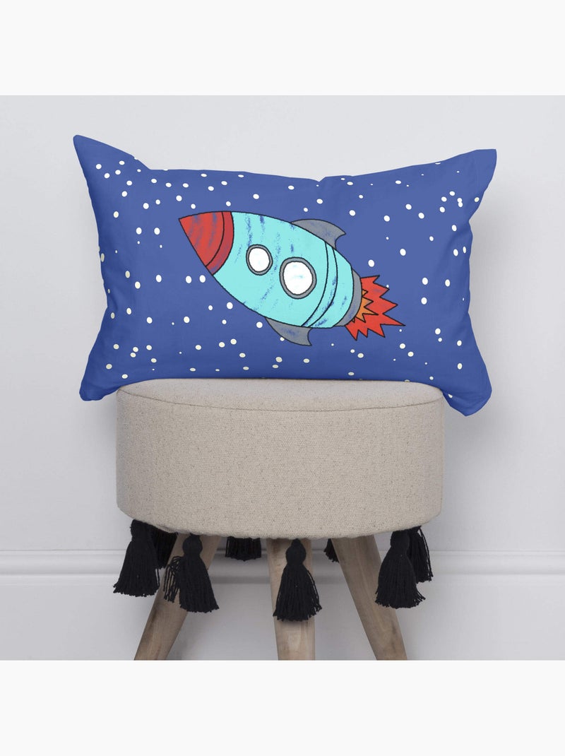 Capa de almofada Space rocket "Happyfriday" Multicolorido - Kiabi