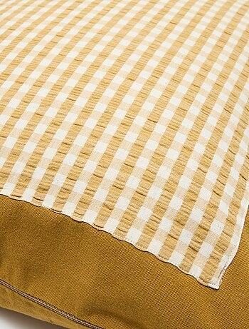 Capa de almofada vichy (45x45 cm) - Kiabi Home