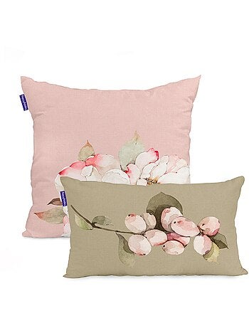 Capa de almofada white peonies "happyfriday
