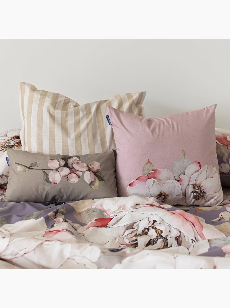Capa de almofada white peonies "happyfriday" Multicolorido - Kiabi