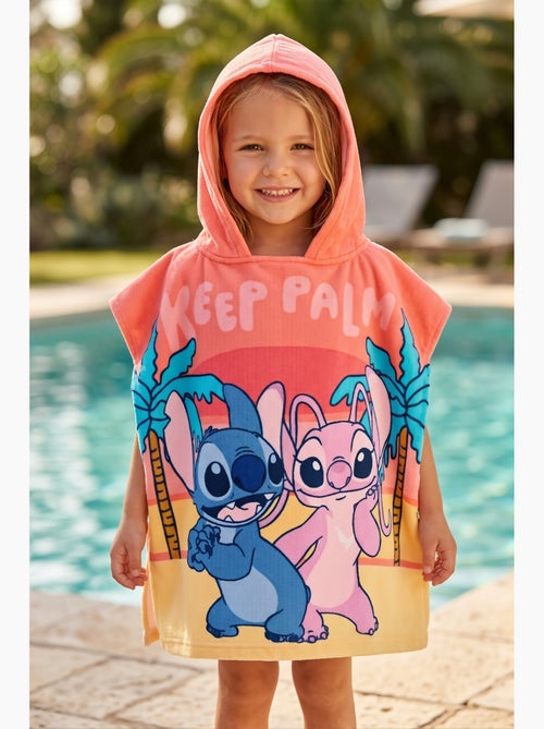 Capa de banho a capuz lilo & stitch rosa menina | licença oficial - Kiabi Capa de banho a capuz lilo & stitch rosa menina | licença oficial - Kiabi