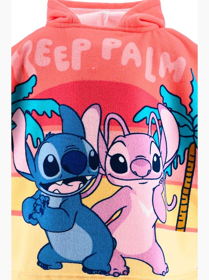 Capa de banho a capuz lilo & stitch rosa menina | licença oficial Rosa - Kiabi