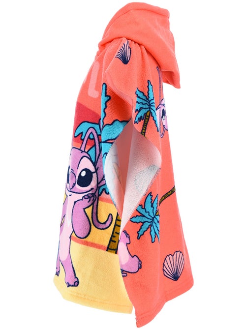 Capa de banho a capuz lilo & stitch rosa menina | licença oficial - Kiabi Capa de banho a capuz lilo & stitch rosa menina | licença oficial - Kiabi