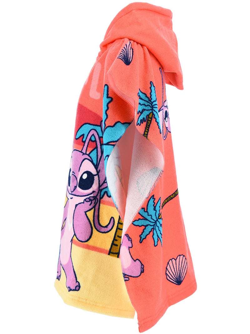 Capa de banho a capuz lilo & stitch rosa menina | licença oficial Rosa - Kiabi