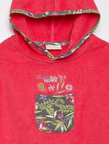 Capa de banho com capuz e estampado 'Petit Béguin'