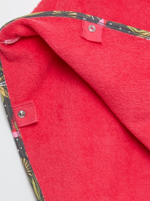 Capa de banho com capuz e estampado 'Petit Béguin' - Kiabi