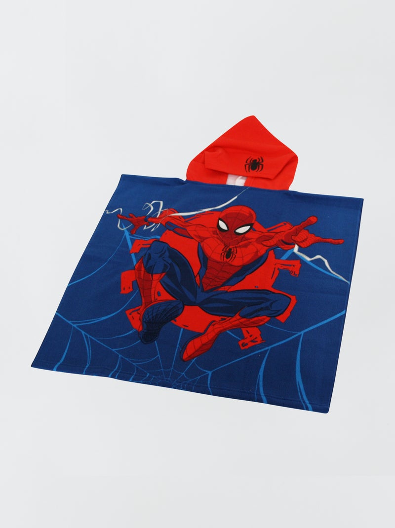 Capa de banho com estampado 'Homem-Aranha' AZUL - Kiabi
