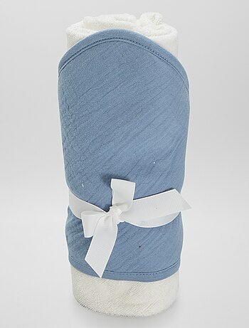 Capa de banho em felpa em gaze de algodão