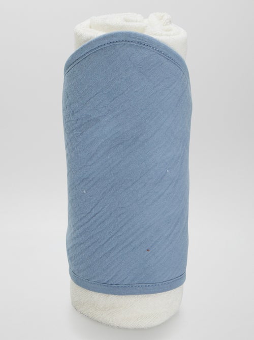 Capa de banho em felpa em gaze de algodão - Kiabi