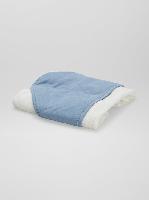 Capa de banho em felpa em gaze de algodão - Kiabi