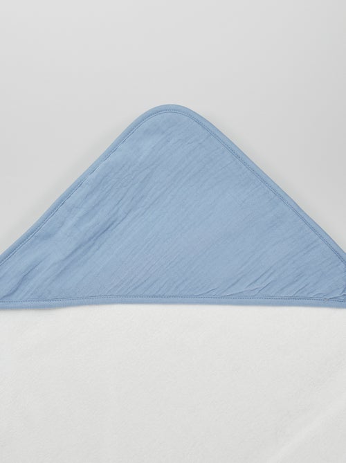 Capa de banho em felpa em gaze de algodão - Kiabi